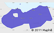 Political Simple Map of Kab. Probolinggo, single color outside