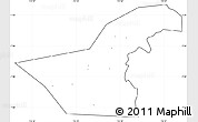 Blank Simple Map of Kab. Sidoarjo, cropped outside, no labels