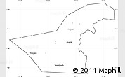 Blank Simple Map of Kab. Sidoarjo, cropped outside