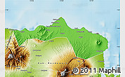 Political Map of Kab. Situbondo, physical outside
