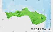 Political Map of Kab. Situbondo, single color outside