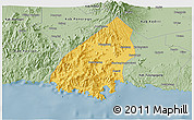 Savanna Style 3D Map of Kab. Trenggalek