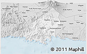 Silver Style 3D Map of Kab. Trenggalek