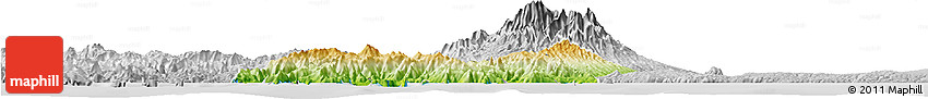 Physical Horizon Map of Kab. Trenggalek, lighten, desaturated