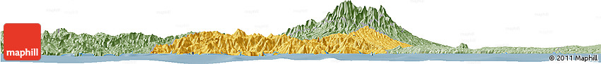Savanna Style Horizon Map of Kab. Trenggalek