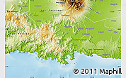 Physical Map of Kab. Trenggalek