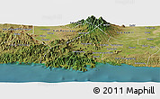 Satellite Panoramic Map of Kab. Trenggalek