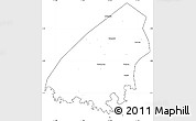 Blank Simple Map of Kab. Trenggalek, cropped outside
