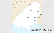 Classic Style Simple Map of Kab. Trenggalek
