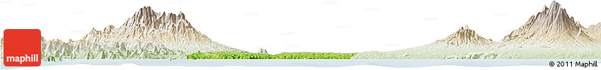 Physical Horizon Map of Kab. Tulungagung, lighten