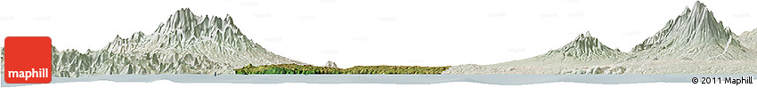 Satellite Horizon Map of Kab. Tulungagung, lighten