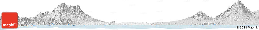 Silver Style Horizon Map of Kab. Tulungagung