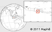 Blank Location Map of Kab. Tulungagung, highlighted parent region