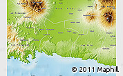 Physical Map of Kab. Tulungagung