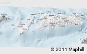 Gray 3D Map of Kab. Alor