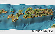 Satellite 3D Map of Kab. Alor
