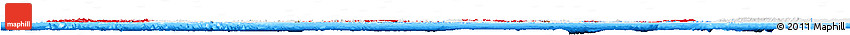 Flag Horizon Map of Indonesia, single color outside, bathymetry sea, flag centered