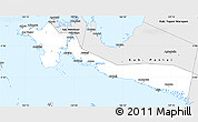 Silver Style Simple Map of Kab. Fak-Fak