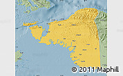 Savanna Style Map of Kab. Sorong