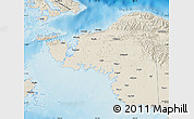 Shaded Relief Map of Kab. Sorong