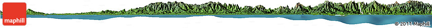 Satellite Horizon Map of Kab. Yapen Waropen