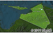 Satellite Map of Kab. Yapen Waropen, darken