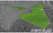 Satellite Map of Kab. Yapen Waropen, desaturated