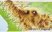 Physical 3D Map of Kab. Kerinci