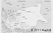 Silver Style 3D Map of Kab. Sarolangun Bangko