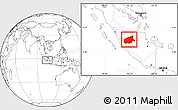 Blank Location Map of Kab. Sarolangun Bangko