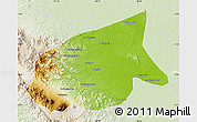Physical Map of Kab. Sarolangun Bangko, lighten