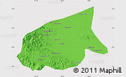 Political Map of Kab. Sarolangun Bangko, cropped outside