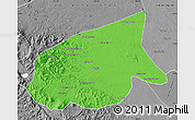 Political Map of Kab. Sarolangun Bangko, desaturated