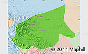 Political Map of Kab. Sarolangun Bangko, lighten