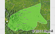 Political Map of Kab. Sarolangun Bangko, satellite outside
