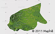 Satellite Map of Kab. Sarolangun Bangko, cropped outside