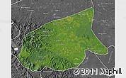 Satellite Map of Kab. Sarolangun Bangko, desaturated
