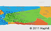 Political Panoramic Map of Kab. Sarolangun Bangko