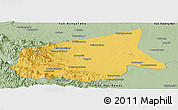 Savanna Style Panoramic Map of Kab. Sarolangun Bangko