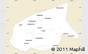Classic Style Simple Map of Kab. Sarolangun Bangko, single color outside