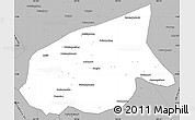 Gray Simple Map of Kab. Sarolangun Bangko