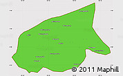 Political Simple Map of Kab. Sarolangun Bangko, cropped outside