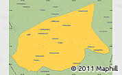Savanna Style Simple Map of Kab. Sarolangun Bangko