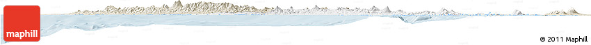 Classic Style Horizon Map of Lampung