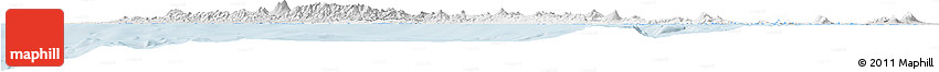 Silver Style Horizon Map of Lampung