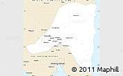 Classic Style Simple Map of Kab. Lampung Tengah