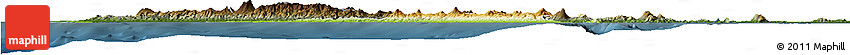 Physical Horizon Map of Kab. Lampung Utara, darken