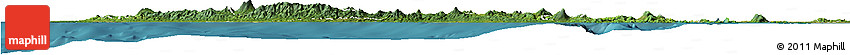 Satellite Horizon Map of Kab. Lampung Utara