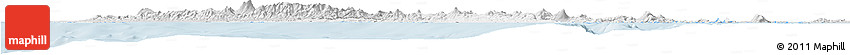 Silver Style Horizon Map of Kab. Lampung Utara