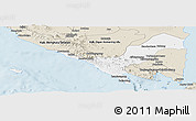 Classic Style Panoramic Map of Kab. Lampung Utara